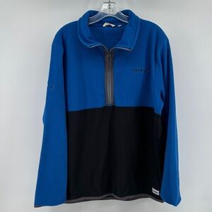 Cotopaxi Blue Fleece Pullover Quarter Zip Men’s sz Large